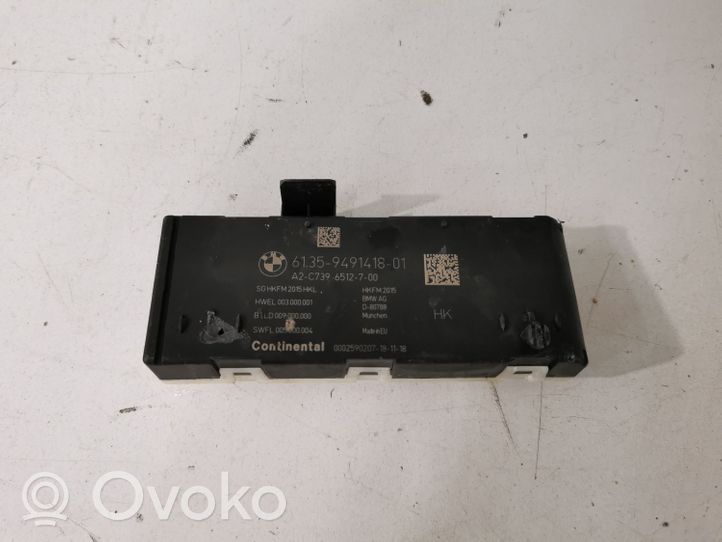 BMW 7 G11 G12 Sterownik / Moduł elektrycznej klapy tylnej / bagażnika 9491418