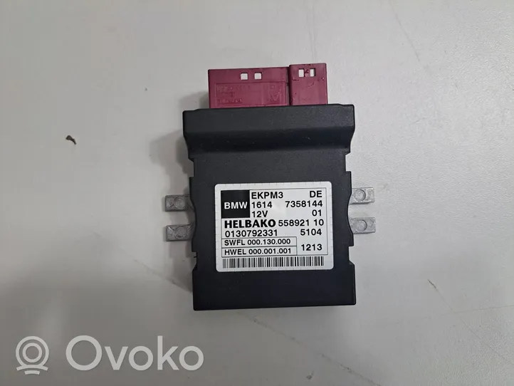 BMW 3 F30 F35 F31 Degvielas sūkņa vadības bloks 7358144