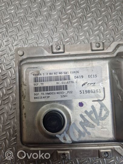 Fiat Panda III Calculateur moteur ECU BC0116776C