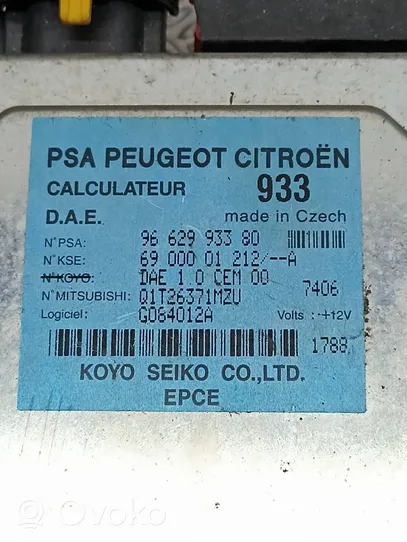 Citroen C3 Unité de commande / calculateur direction assistée 9662993380