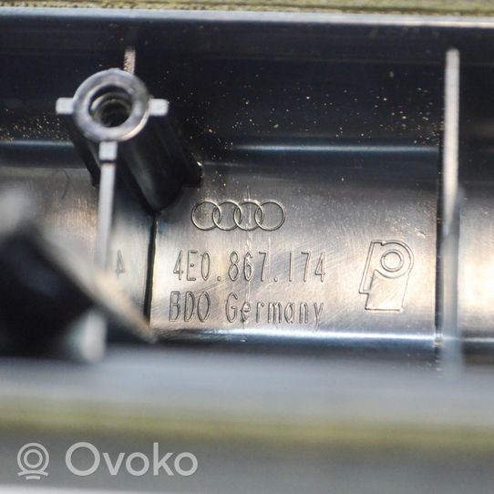 Audi A8 S8 D3 4E Autres pièces intérieures 4E0867174