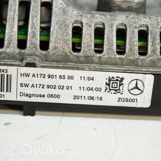 Mercedes-Benz C W204 Écran / affichage / petit écran A1729016500