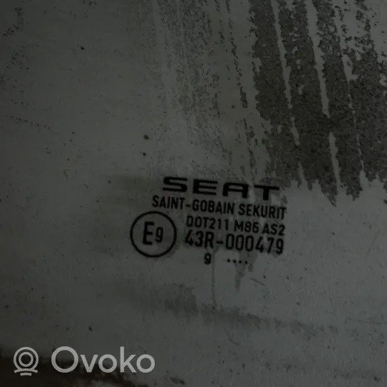 Seat Ibiza IV (6J,6P) Etuoven ikkunalasi, neliovinen malli 43R000479