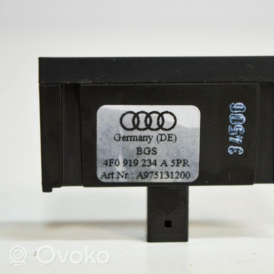 Audi A6 S6 C6 4F Matkustajan turvatyynyn on-off-kytkin 4F0919234A