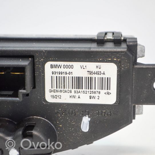 BMW 1 F20 F21 Lämpöpuhaltimen moottorin vastus 9319919