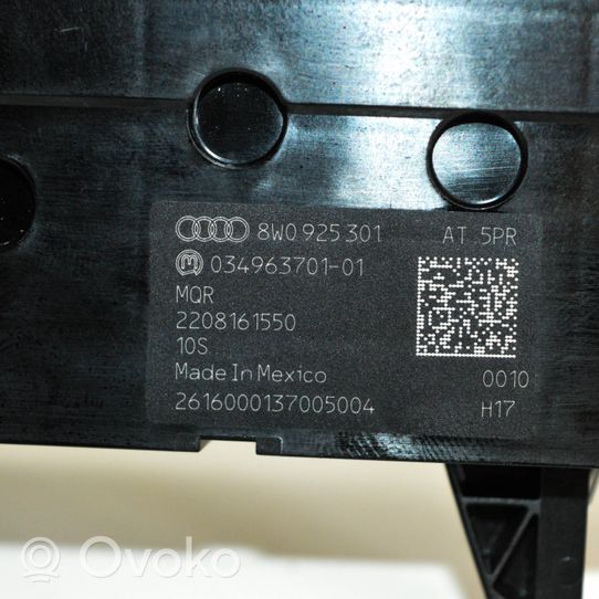 Audi A4 S4 B9 Zestaw przełączników i przycisków 8W0925301