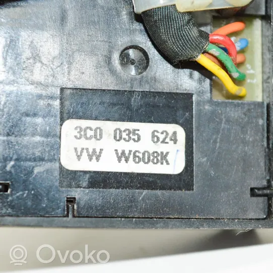 Volkswagen Golf VI Muut kytkimet/nupit/vaihtimet 3C0035624