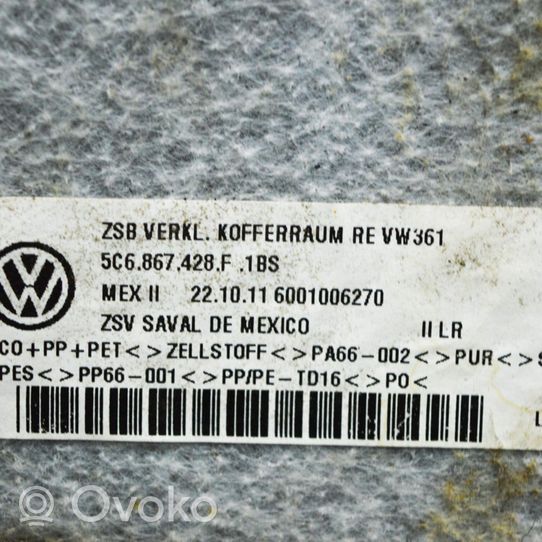 Volkswagen Jetta III Tavaratilan sivuverhoilu 5C6867428F