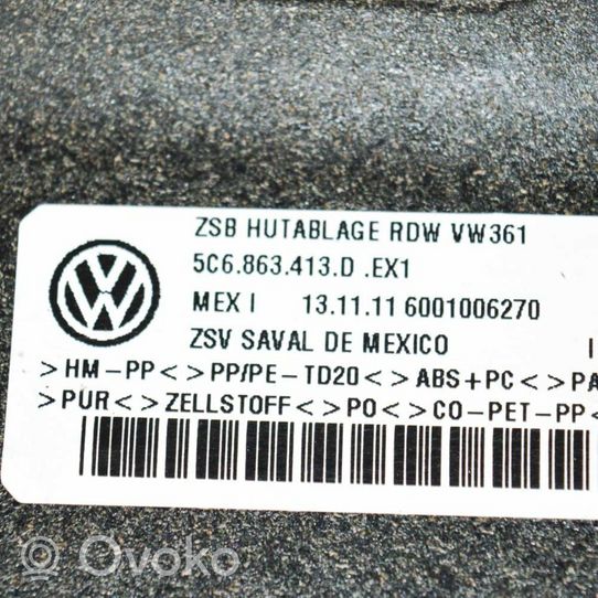 Volkswagen Jetta VI Półka tylna bagażnika 5C6863413D