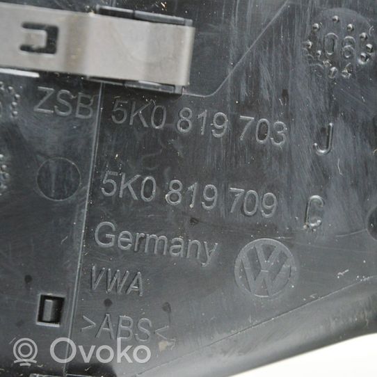 Volkswagen Golf VI Copertura griglia di ventilazione cruscotto 5K0819709C