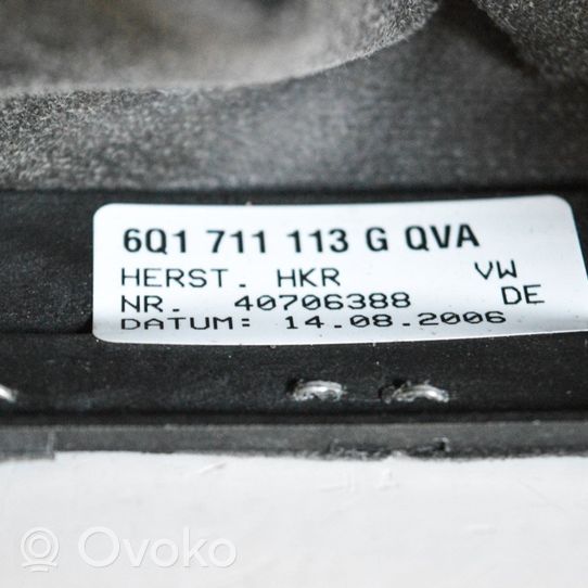 Volkswagen Polo Vaihdevivun/vaihtajan verhoilu nahka/nuppi 6Q1711113G