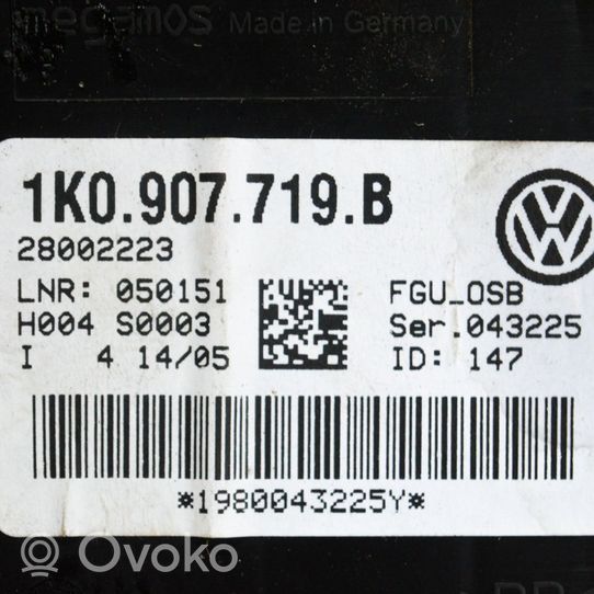 Volkswagen Golf Plus Other devices 1K0907719B