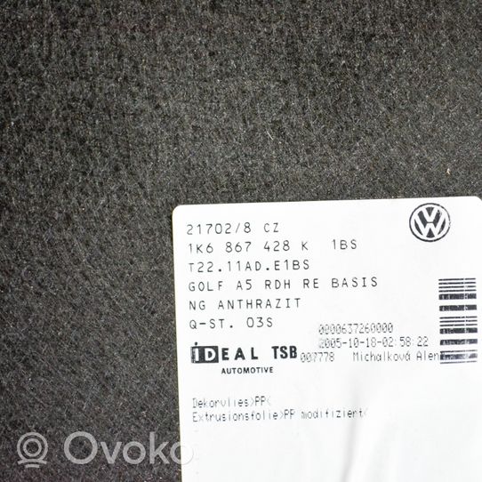 Volkswagen Golf V Tavaratilan sivuverhoilu 1K6867428K