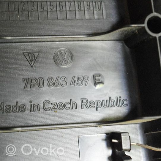 Volkswagen Touareg II Bagāžnieka sliekšņa dekoratīvā apdare 7P0863459E