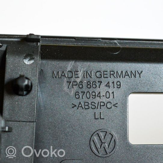 Volkswagen Touareg II Galinė atidarymo rankenėlė vidinė 7P68391137P6867419