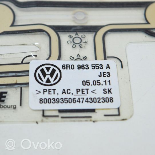 Volkswagen Polo V 6R Inne wyposażenie elektryczne 6R0963553A