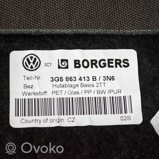 Volkswagen PASSAT B8 Grilles/couvercle de haut-parleur arrière 3G5863413B