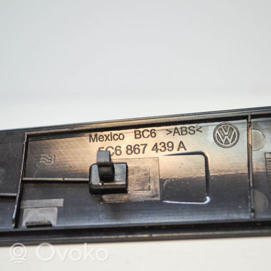 Volkswagen Jetta VI Front door trim bar 5C6867439A