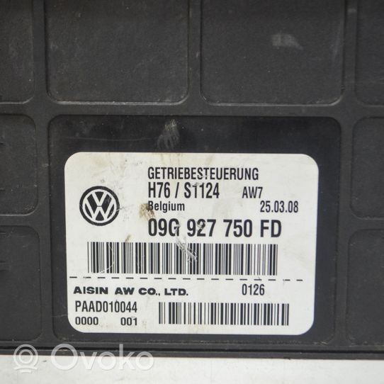 Volkswagen Tiguan Module de contrôle de boîte de vitesses ECU 009G927750FD