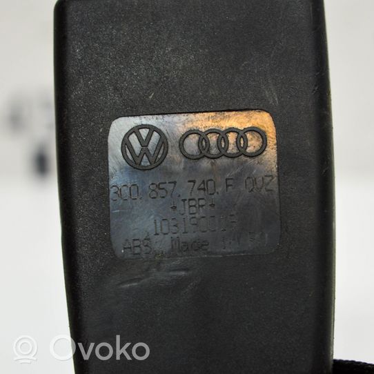 Volkswagen PASSAT B7 Ceinture de sécurité arrière centrale (siège) 3C0857807Q