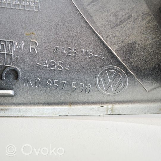 Volkswagen Golf V Obudowa lusterka zewnętrznego drzwi 1K0857538