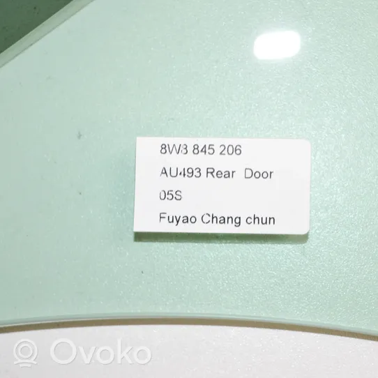 Audi A5 aizmugurējo durvju stikls 8W8845206