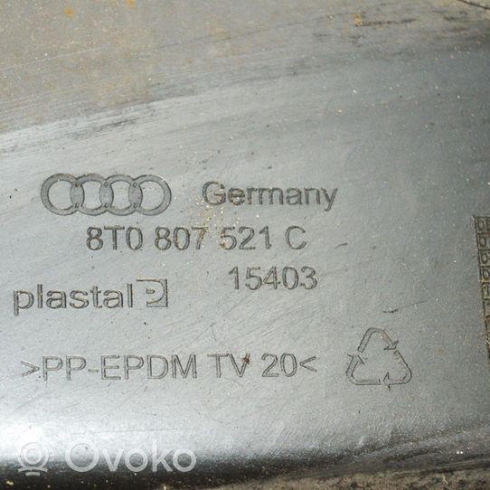 Audi A5 8T 8F Aro de refuerzo del ventilador del radiador 8T0807521C