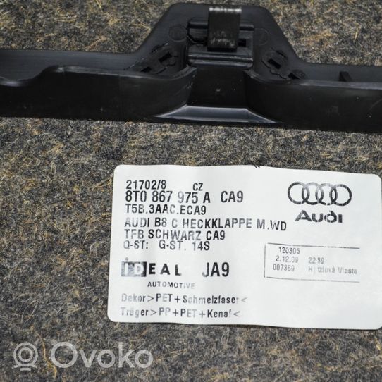 Audi A5 8T 8F Garniture de hayon 8T0867975A