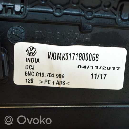 Volkswagen Tiguan Copertura griglia di ventilazione cruscotto 5NC819704