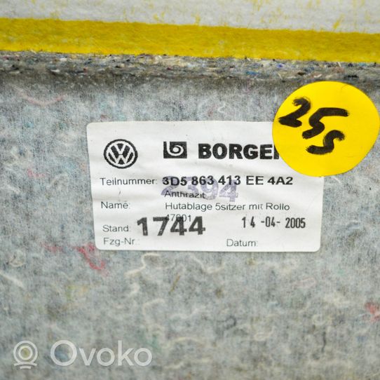 Volkswagen Phaeton Półka tylna bagażnika 3D0945097D