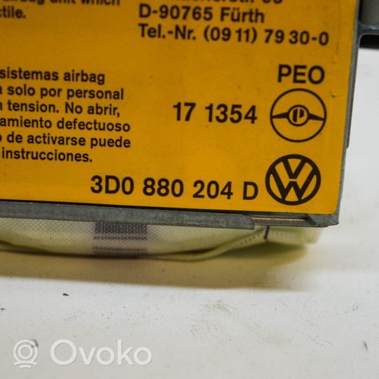Volkswagen Phaeton Pasažiera drošības spilvens 3D0880204D