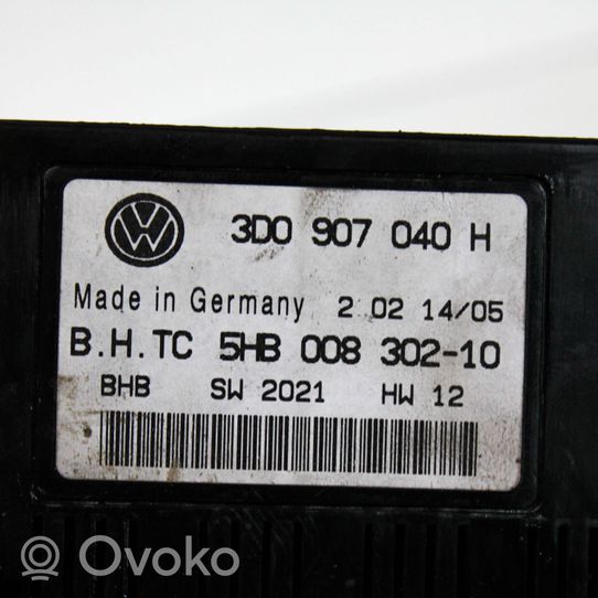 Volkswagen Phaeton Muut laitteet 3D0907040H
