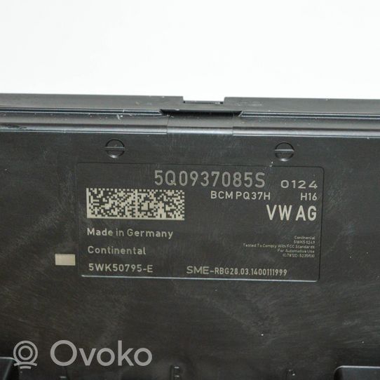 Audi A3 S3 8V Sterownik / Moduł komfortu 5Q0937085S