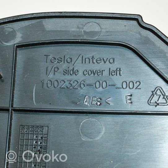 Tesla Model S Rivestimento estremità laterale del cruscotto 100262600E