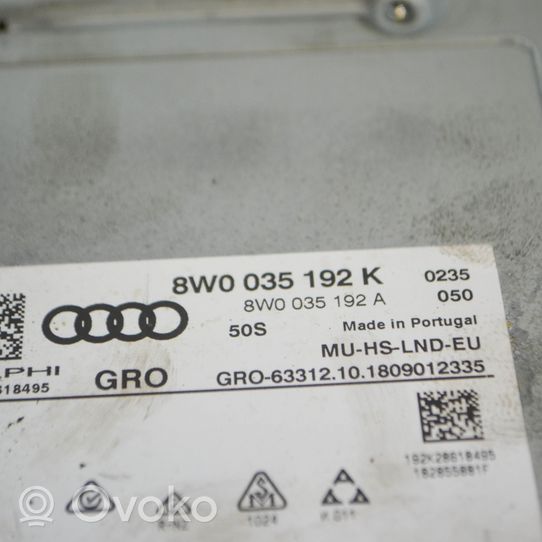 Audi A4 S4 B9 Radio/CD/DVD/GPS-pääyksikkö 8W2919604A