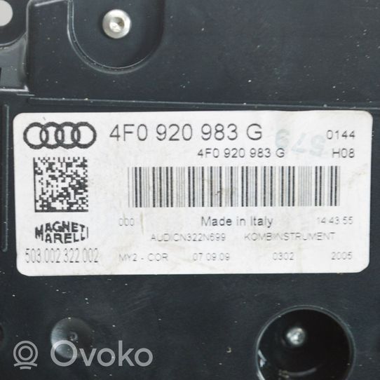 Audi A6 S6 C6 4F Licznik / Prędkościomierz 4F0920983G