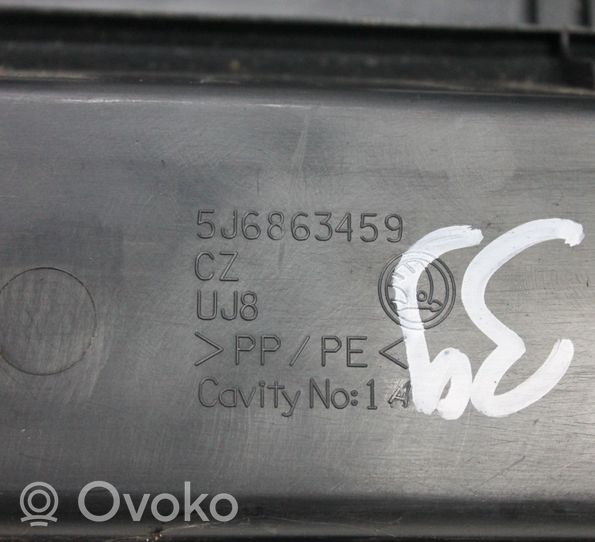 Skoda Fabia Mk2 (5J) Rivestimento di protezione sottoporta del bagagliaio/baule 5J6863459