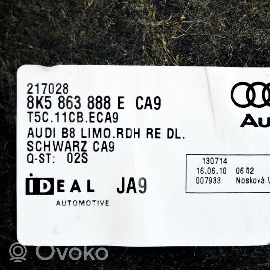 Audi A4 S4 B8 8K Tavaratilan sivuverhoilu 8K5863888E