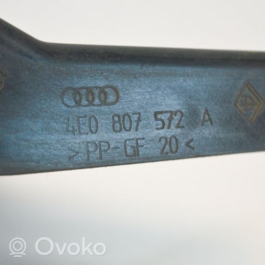 Audi A8 S8 D3 4E Support de coin de pare-chocs 4E0807572A