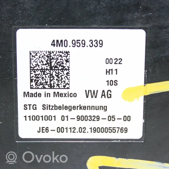 Audi Q5 SQ5 Modulo di controllo sedile 4M0959339