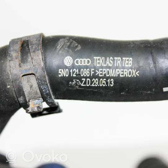 Audi Q3 8U Engine coolant pipe/hose 5N0121086F