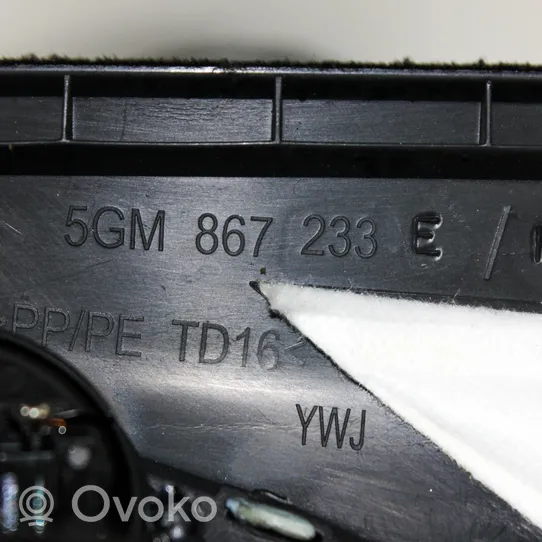 Volkswagen Golf VII Äänentoistojärjestelmäsarja 5Q0035456