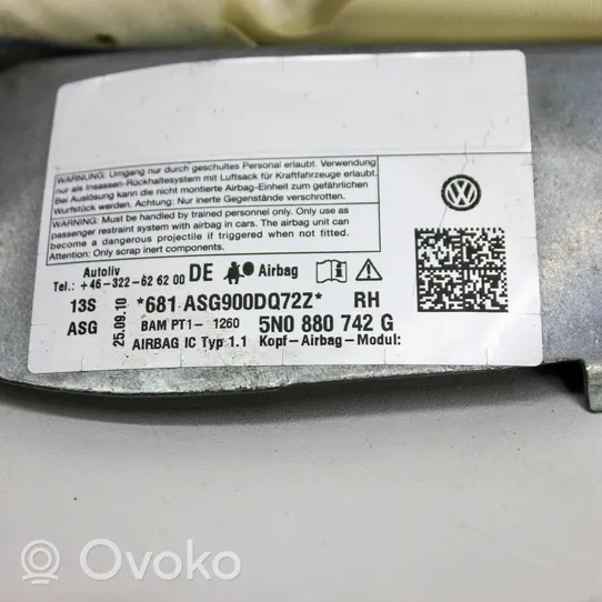 Volkswagen Tiguan Airbag de toit 5N0880742G