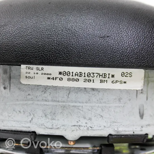 Audi A6 S6 C6 4F Poduszka powietrzna Airbag kierownicy 4F0880201BM