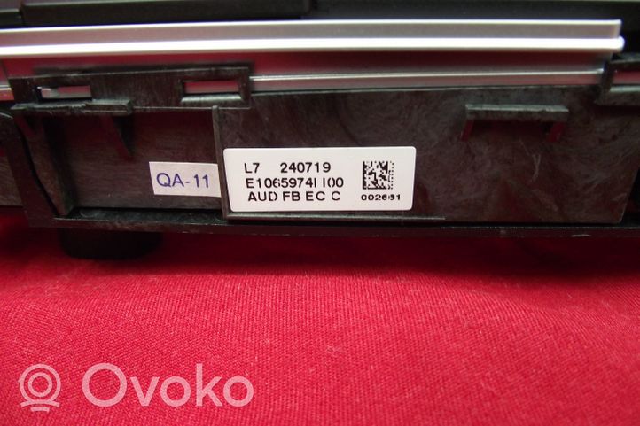 BMW 3 F30 F35 F31 Interruttore di controllo dell’audio 6832880