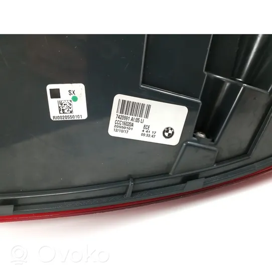 BMW 2 F22 F23 Galinių žibintų komplektas 7420991