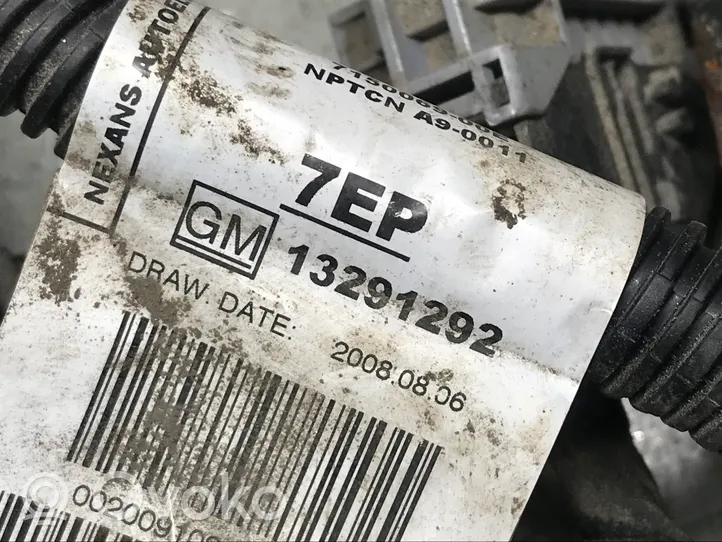 Opel Astra J Cableado de instalación del motor 13291292