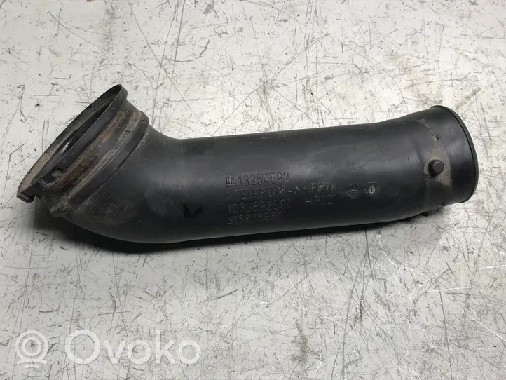 Opel Astra J Turbo air intake inlet pipe/hose 13254592