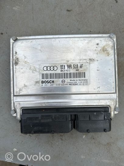 Audi A4 S4 B6 8E 8H Moottorin ohjainlaite/moduuli 8E0909518AF