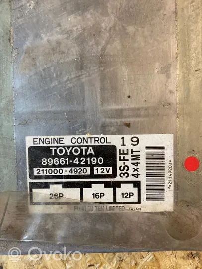 Toyota RAV 4 (XA10) Engine control unit/module 8966142190